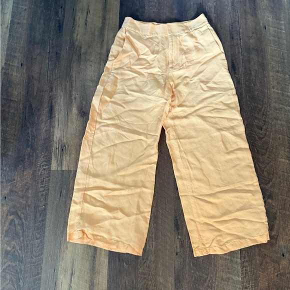 Club Monaco Pants - Club Monaco Wide Leg Linen Pants